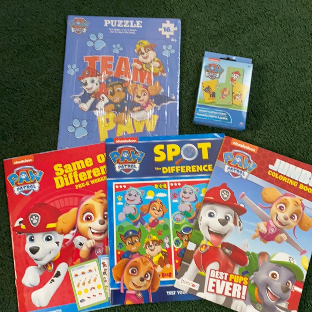 New Paw Patrol learning bundle